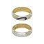 Серебряное обручальное кольцо с позолотой и чернением Любовь навеки 10020531А06